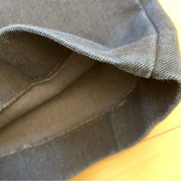 Simon Chang women black beaded jeans straight leg mid rise silver studs size 6 - Picture 10 of 14